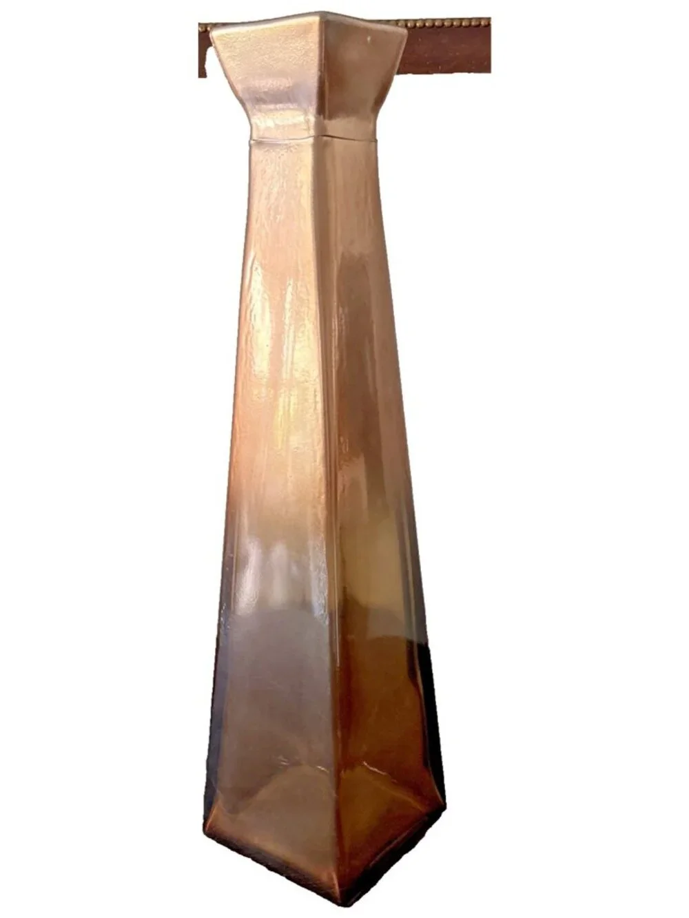 VIDRIOS SAN MIGUEL  21.5” 100% Recycled Glass Vase Illuminated-READ!